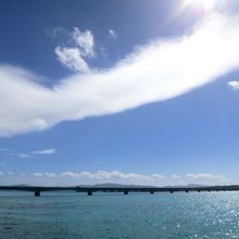 全長約２Ｋｍの「古宇利大橋」