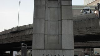 関東大震災以前のRCアーチ橋の親柱