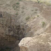 つなぎ撮り。その１。隕石孔の向こうはイラン国境