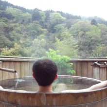 貸切露天風呂　酒樽の湯