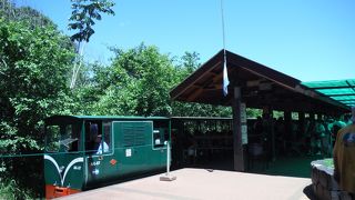 イグアス国立公園を走る3つの駅を結ぶエコ列車