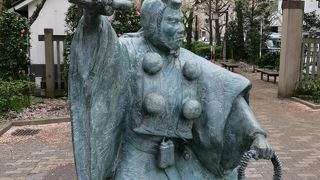 明治座近くの公演中