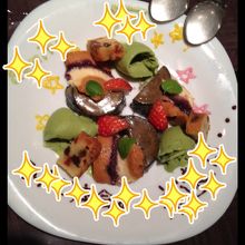 メッセージ入デザート