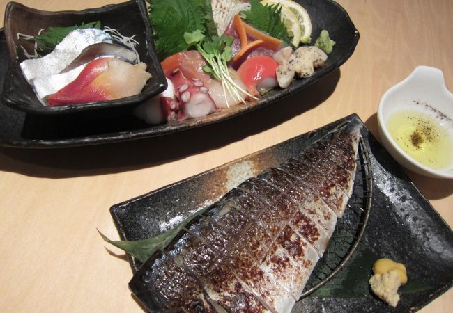 地元の食材を使ったお洒落な居酒屋さん