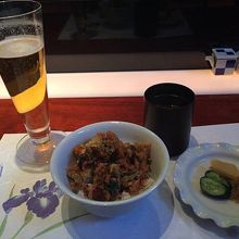 天丼〜こちらは、かき揚げです