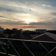 人魚館からの夕景