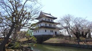 津軽海峡を望むお城