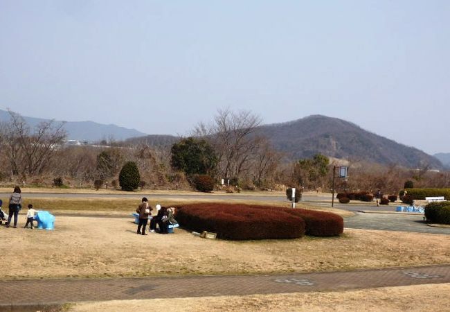 木曽川に面した河川敷に広がる木曽川扶桑緑地公園（きそがわふそうりょくちこうえん）