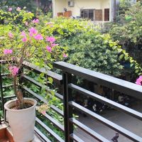 タバコを吸うのでバルコニーの部屋にしてもらいました。