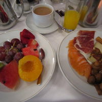 朝食の内容は最高だった