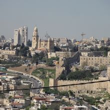 オリーブ山から見た旧市街