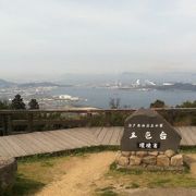 桜の山道