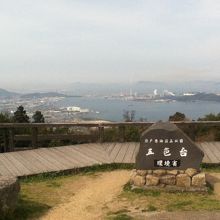 駐車場からの景色