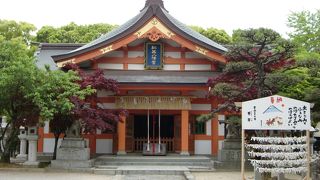 紅葉が美しい神社です
