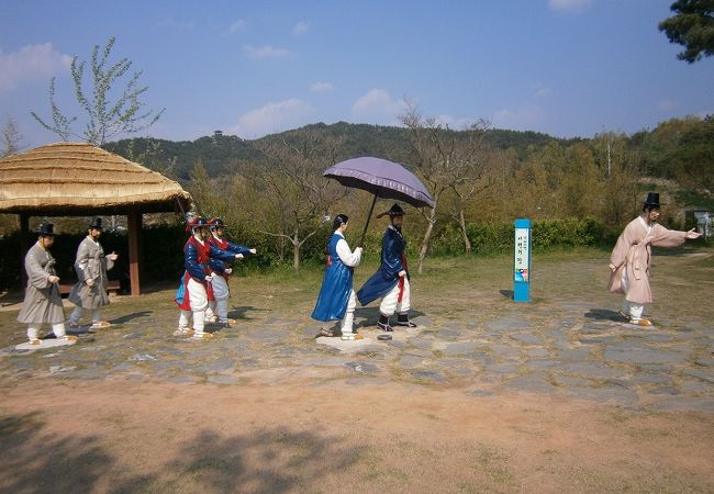 人形が結構リアルです