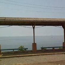 海一望のベンチ。