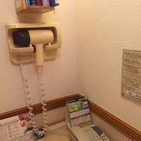 デスクにドライヤー