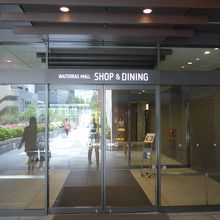 ソラシティから繋がる入り口付近