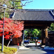 増上寺境内 から見た 黒門