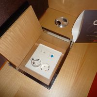 変換プラグ付きのコンセント