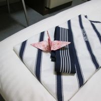 折り鶴が置かれているうっ！