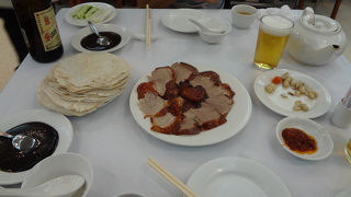 北京ダック、お肉が肉厚！！