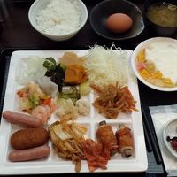 朝食バイキング