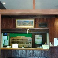 旧フロント、キーボックスが懐かしい。