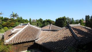 屋根並みにうっとりします