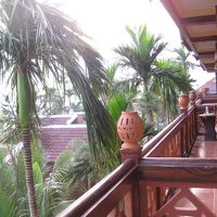 客室のバルコニーは広い！