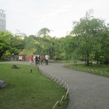 園内に入りました