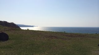 神威岬を望むヌルヌルな温泉でした。