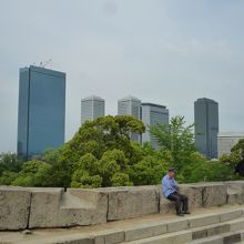 景色がよい　高層ビルは大阪ビジネスパーク