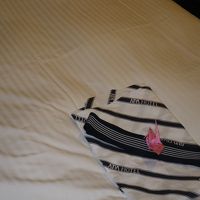 浴衣の上には折り鶴が