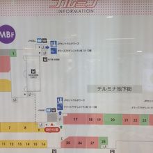 テルミナのマップ