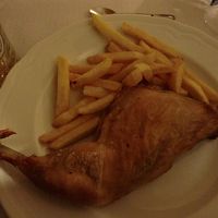 フライドポテトとチキン