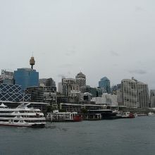 海から見るシティ