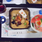 特別な日にオススメのランチ！日本料理「まつ山」