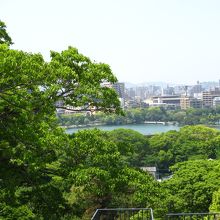 天守台からの眺め