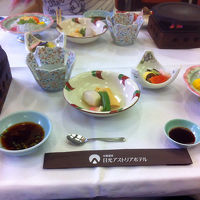 夕食メニューの一部です。