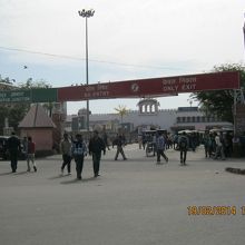 駅の入口です。