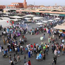 カフェからの眺め。16時前頃。
