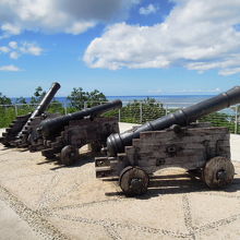 砲台があります