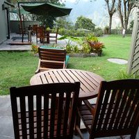 客室付きのテラスです