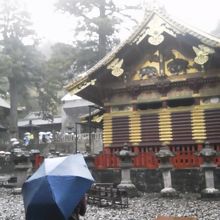 生憎の雨でした。