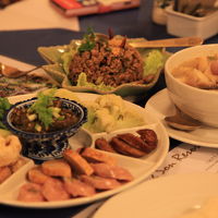 夕食のイメージ、北タイ名物料理
