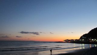 冬は夕陽スポット