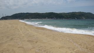 志賀島の海水浴場です