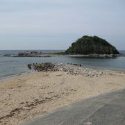 志賀島 北部の海水浴場です