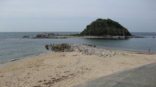 志賀島 北部の海水浴場です